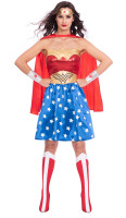 Vorschau: Wonder Woman Lizenz Kostüm für Damen