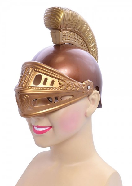 Goldener Kinder Römer Helm