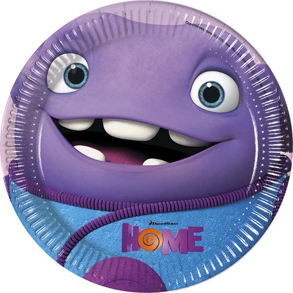8 Home Booviger Party Fun Paper Plates 20cm