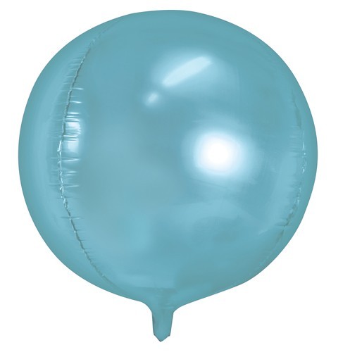 Ballballonfestelsker lyseblå 40cm