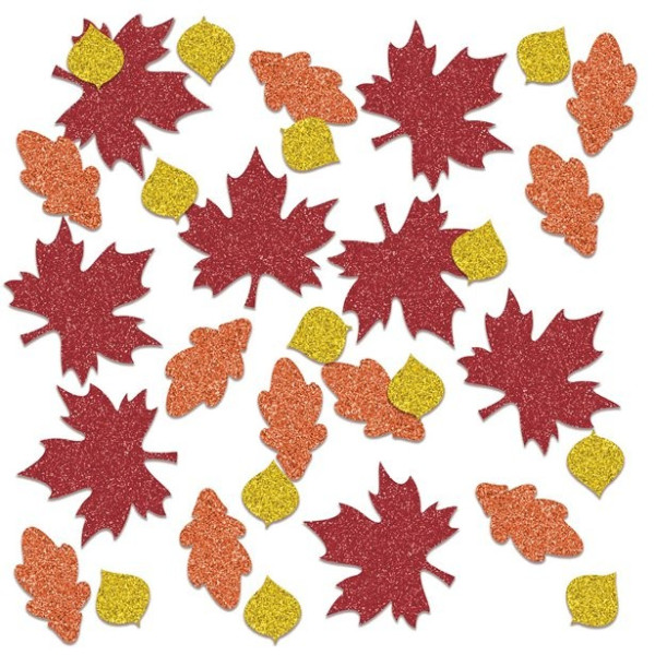 Decoración de espolvorear hojas de otoño 14g