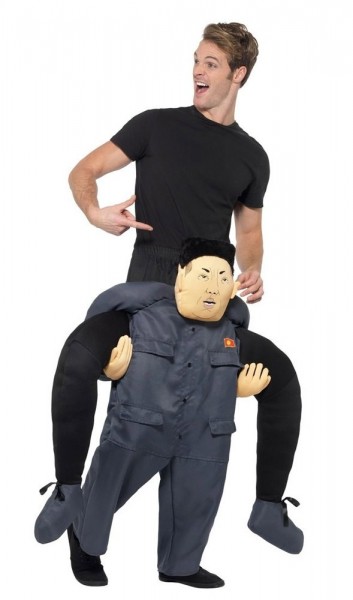 Korean dictator piggyback costume 2