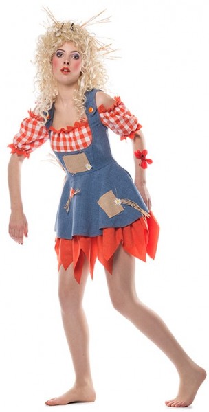 Costume da donna Fearless Scarecrow Deluxe