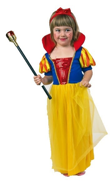 Disfraz infantil de princesa de cuento de hadas de Blancanieves