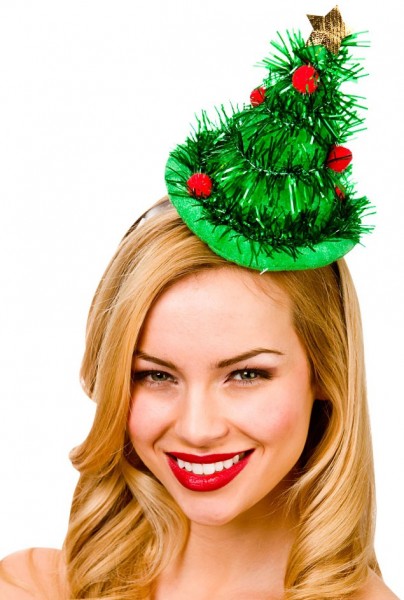 Mini Christmas Tree Hat