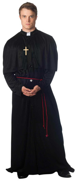 Disfraz de sacerdote para hombre clásico