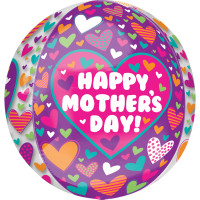 1000 hearts for mom foil balloon 38 x 40cm