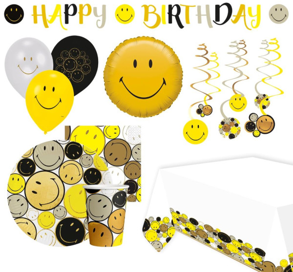 Be Smiley party pack 47 pieces