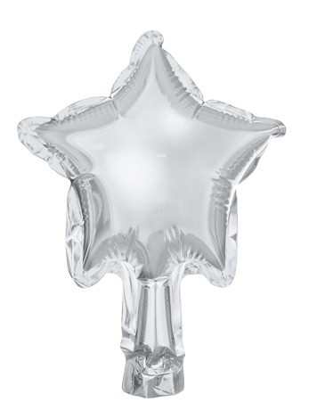 25 folieballoner stjernehimmel sølv