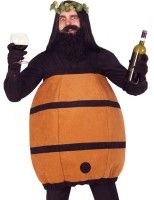 Vista previa: Disfraz de barril de vino vivo para hombre