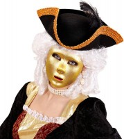 Widok: Maska Halloweenowa złota widmo