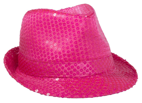 Pink hat sequin paddy