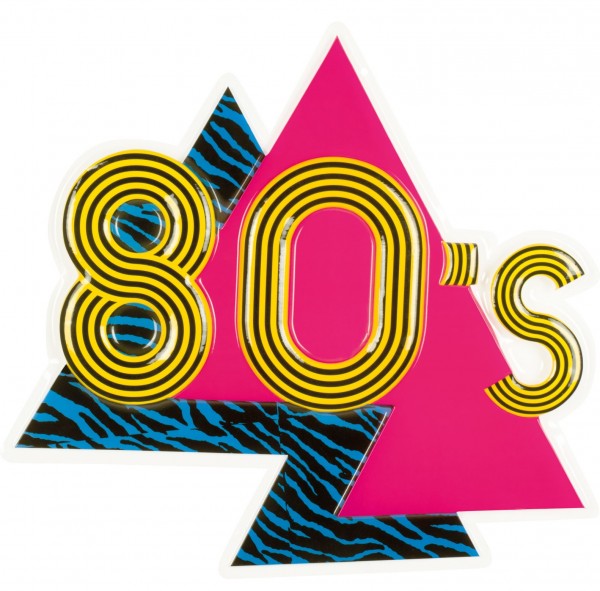 80-tals festväggdekoration