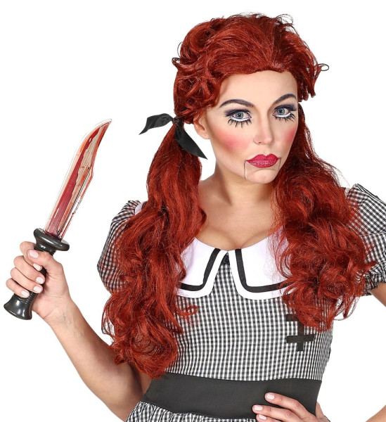 Horror doll Tessa wig