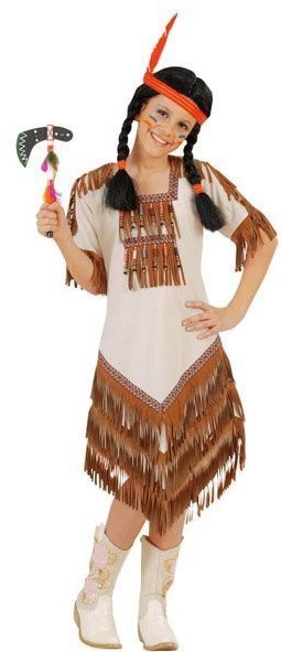 Disfraz infantil de Indian Squaw Kiana