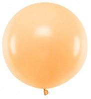 Balon lateksowy XL morela 60 cm