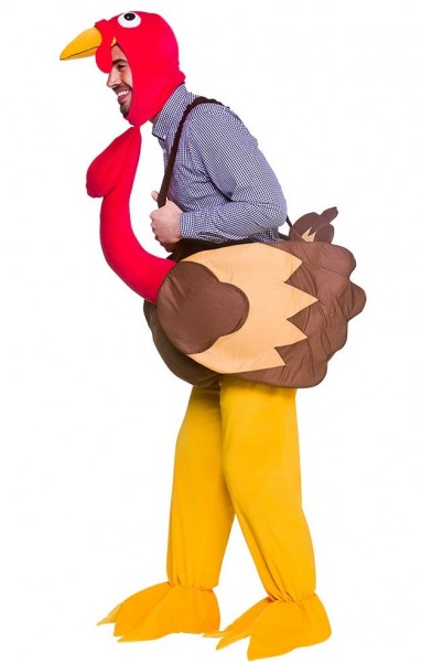 Crazy turkey costume for adults