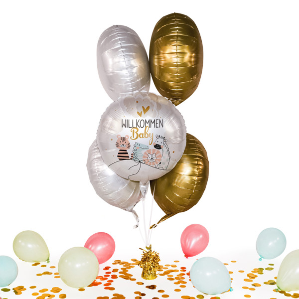 Heliumballon in der Box Baby Little Friends
