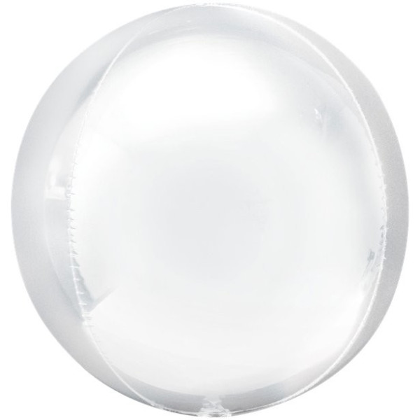 White spherical balloon Heaven 41cm