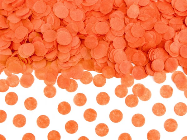 Feestbeest confetti oranje 15g