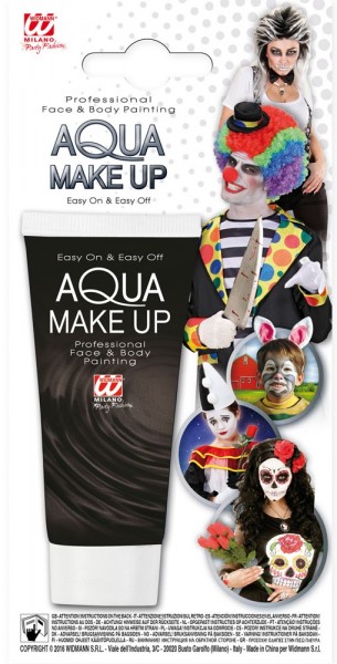 Zwarte Aqua make-up 30ml