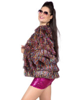Tinsel jacket multicolor for women