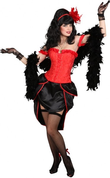 Burlesk Corsage In Rood