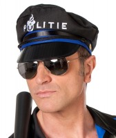 Spiegelnde Pilotenbrille Polizistenbrille