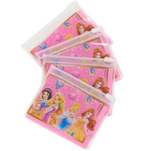 4 kleine Disney Prinzessinnen Geldbörsen 8 x 10cm