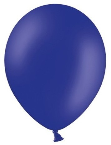 50 Partystar Luftballons dunkelblau 27cm