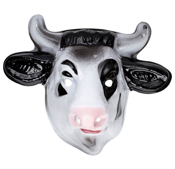 Máscara completa de cabeza de vaca para niños