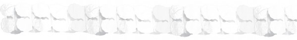 Guirlande décorative en papier blanc 3.65m