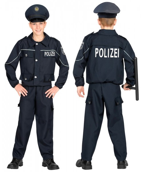 Politibetjent barnedrakt