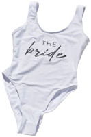 Bright Silver Bride swimsuit size S