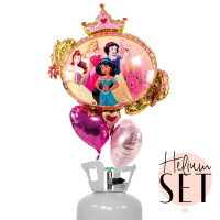 Vorschau: Disney Princesses Ballonbouquet-Set mit Heliumbehälter