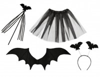 Vista previa: Conjunto de disfraz de murciélago para mujer