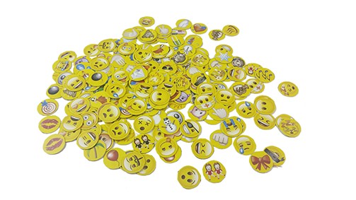Grappige Emoji World Metallic Sprinkle Decoration 30g