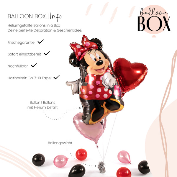 XL Heliumballon in der Box 3-teiliges Set Minnie 3
