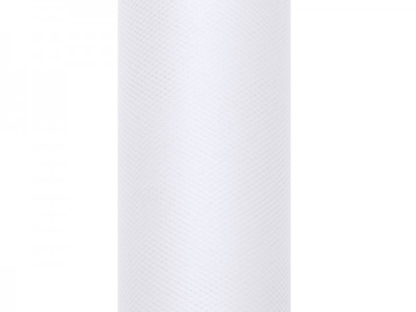 Runner da tavolo in tulle bianco 20 m x 8 cm