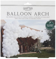 Preview: Eco balloon garland White Wedding