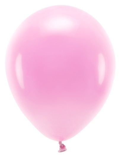 10 eco pastel ballonnen roze 26cm