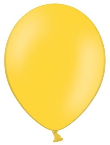 50 party star balloons yellow 30cm