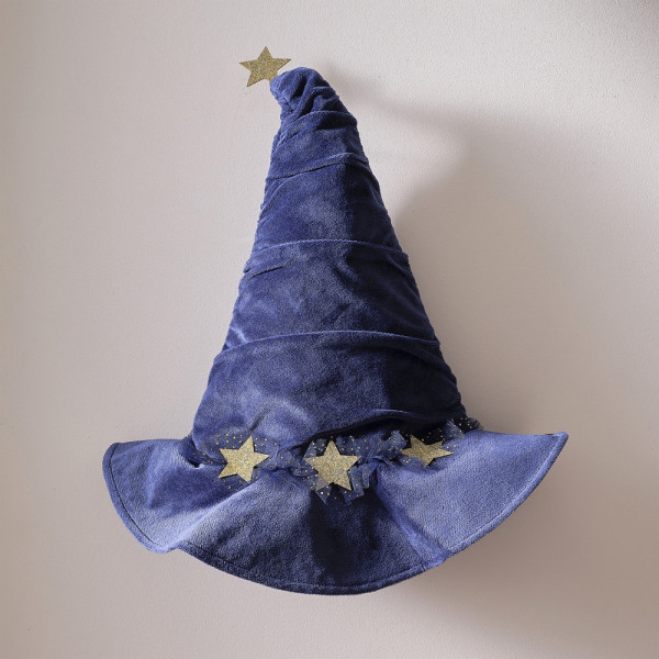 Sternen Zauber Hut blau Deluxe 3