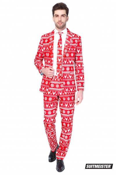 Suitmeister Party Suit Christmas Red Nordic