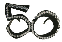 Pazzi bicchieri per il 50 ° compleanno
