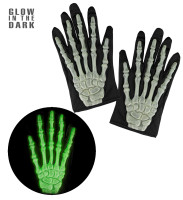 3D Skelett Handschuhe für Kinder nachtleuchtend
