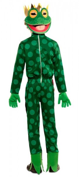 2 in 1 Frog Prince omkeerbaar kostuum voor kinderen 4
