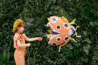 Vorschau: Marienkäfer Folienballon 87cm