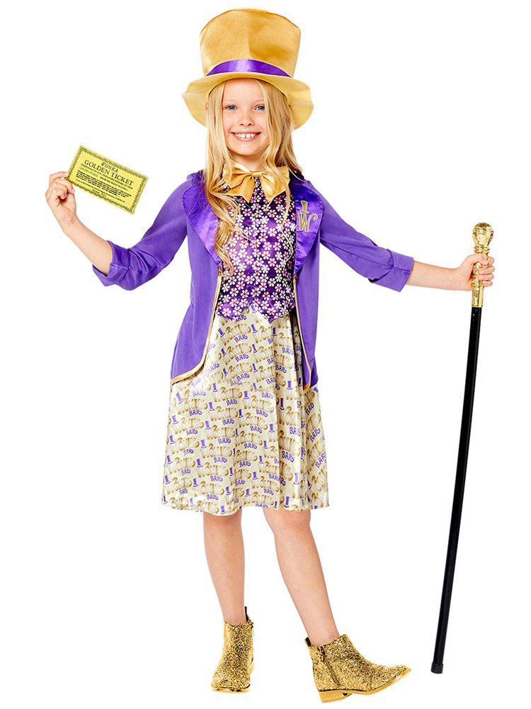 Costume da Willy Wonka per bambina