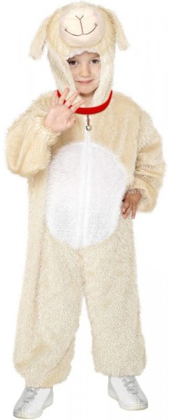 Plush lamb sheep costume for children